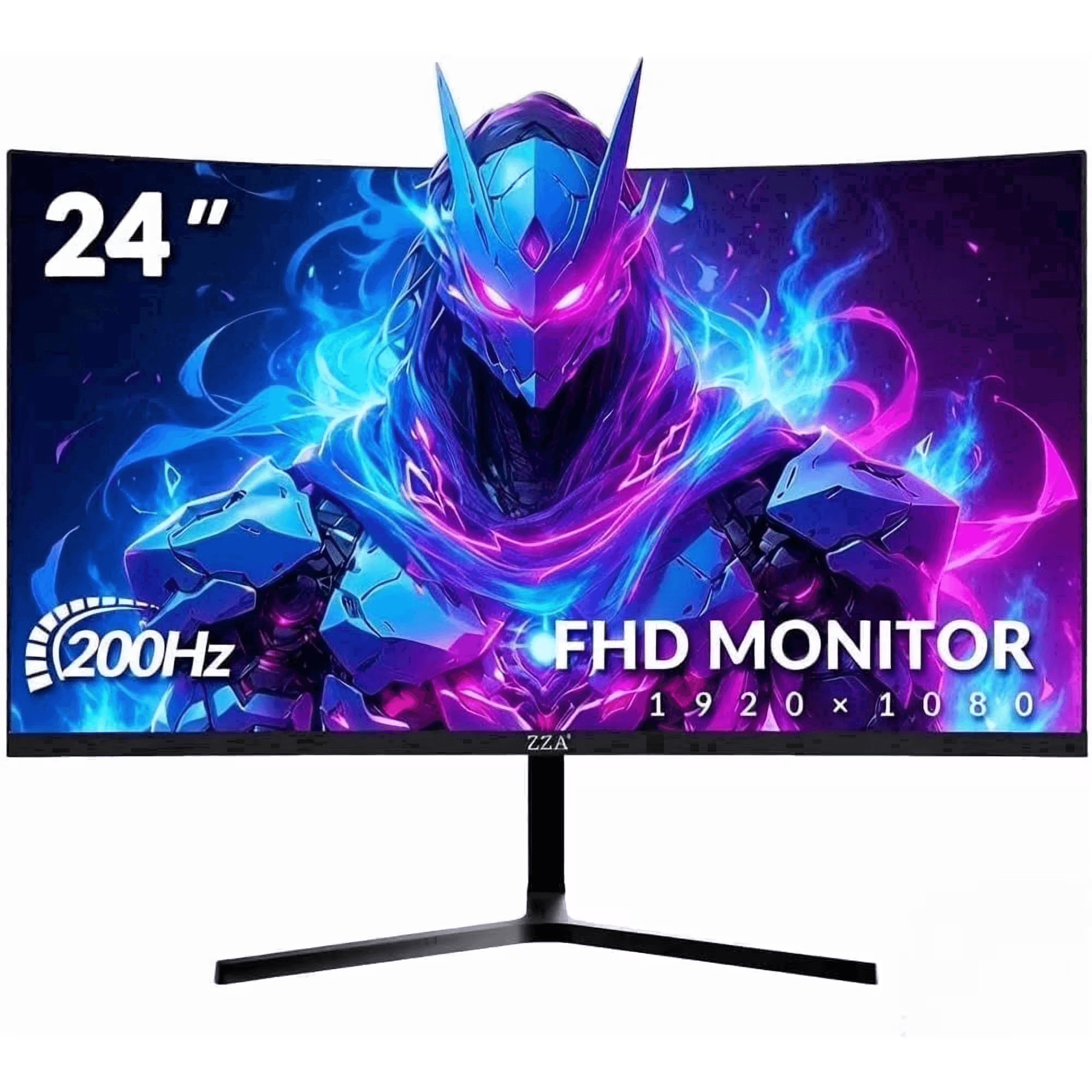 ZZA 24 Inch Curved Gaming Monitor