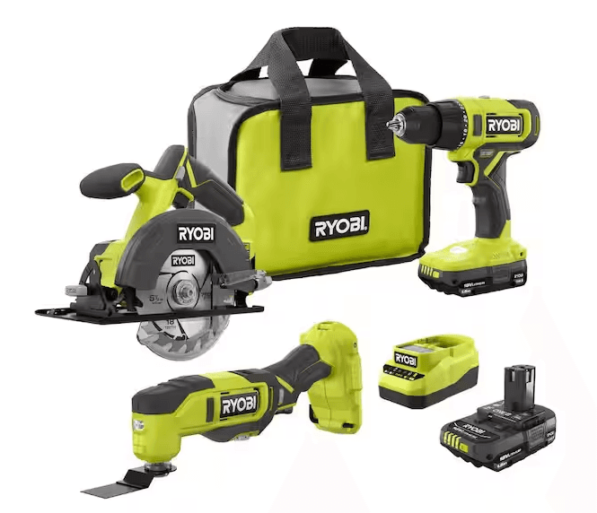Ryobi 3 Tool Combo Kit