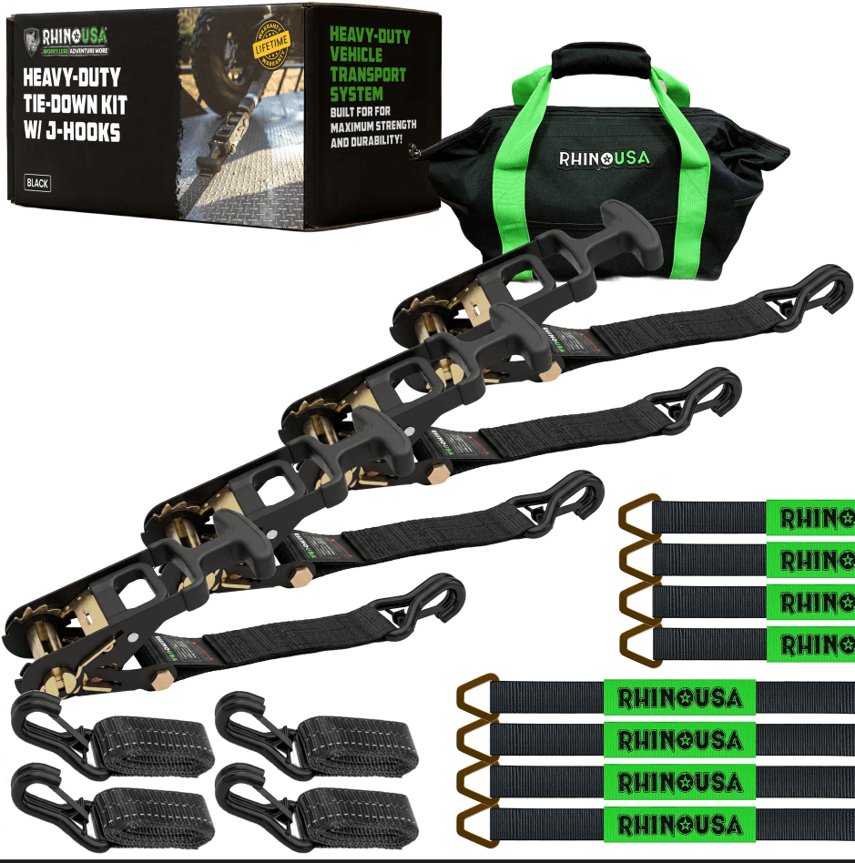 2" x 8' Vehicle Tie-Down Kit