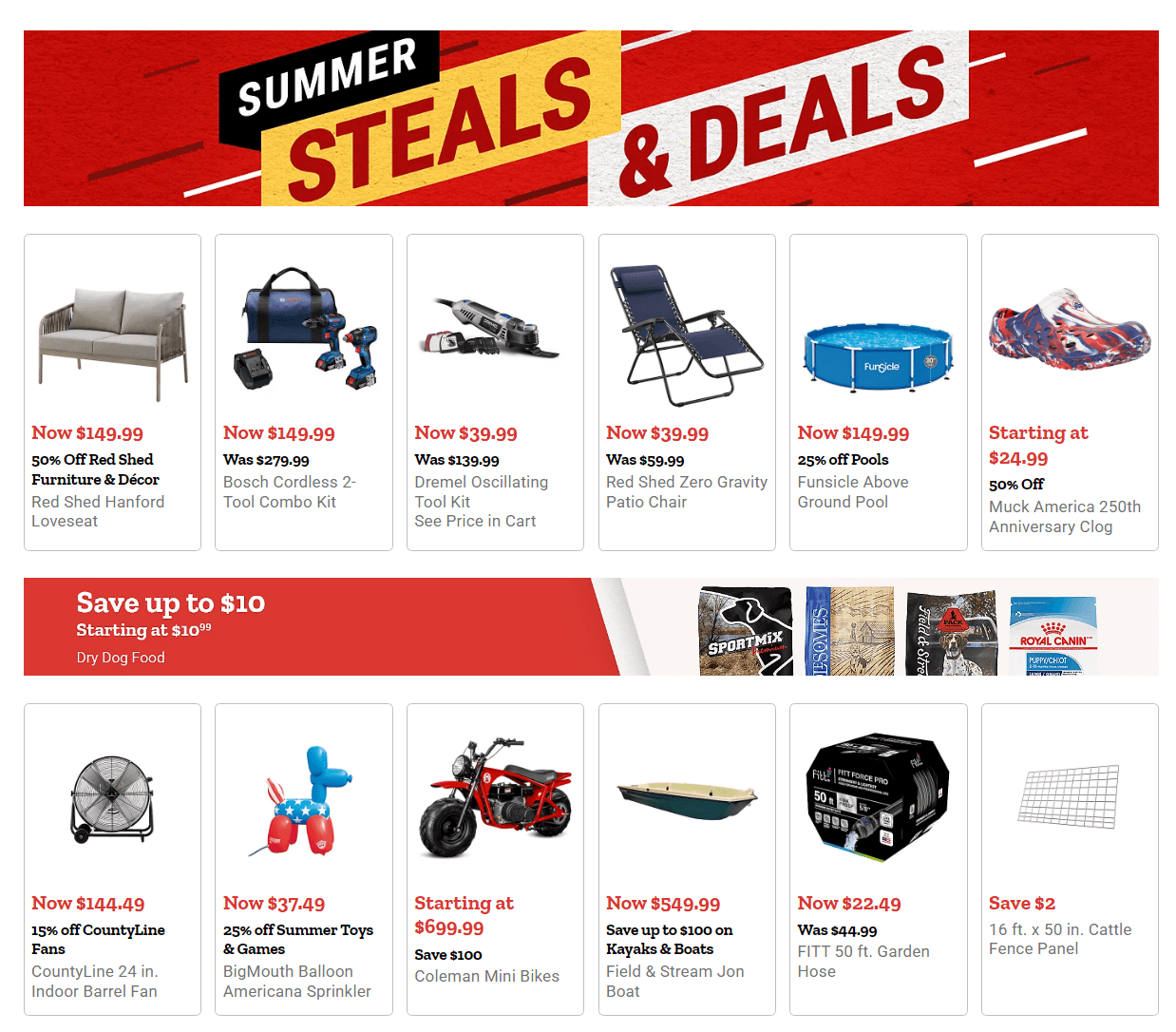 TRACTOR SUPPLY SUMMER DEALS